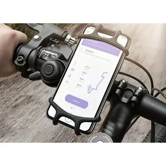 Bicycle (Phone Mount Holder)-(Handlebar)-(360 degree Rotation)-(Black)-(New)-$10 - Picture 6 of 8